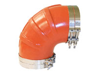 Trident Red Silicone Elbow 90 - #290X