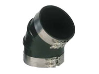 Trident Black EPDM Rubber Elbow 45 - TRL Series